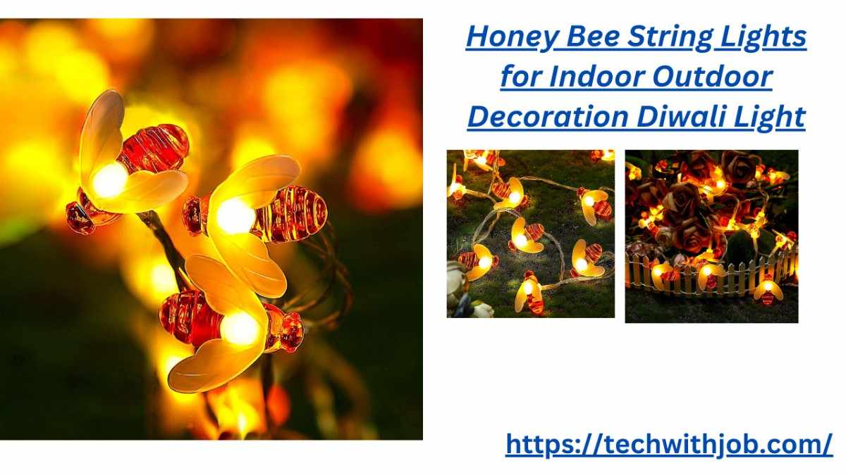 Honey Bee String Lights for Indoor Outdoor Decoration Diwali Light